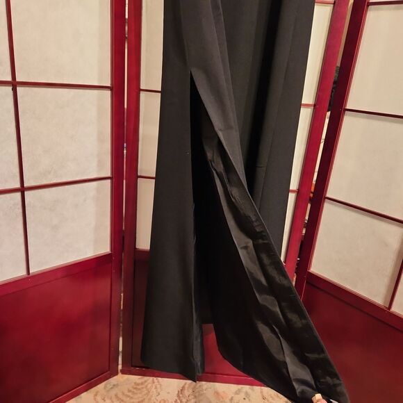 Lilli Diamond California Black Sleeveless Rhinestone Maxi Dress - Picture 6 of 7